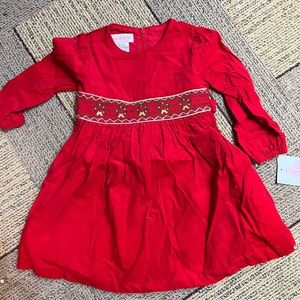 Bonnie baby corduroy Christmas dress 24 months